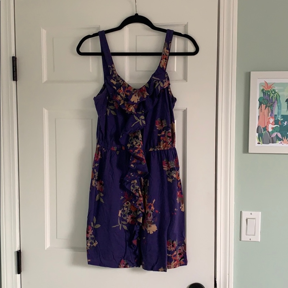 Purple Floral Dress